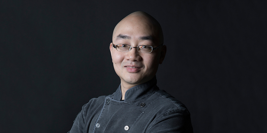 Portrait of executive chef Jason Mok 