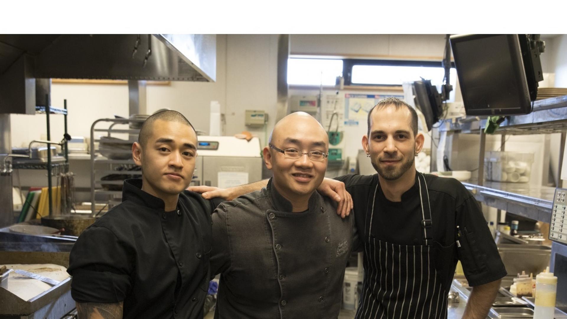 Chefs at the Riverway Restaurant