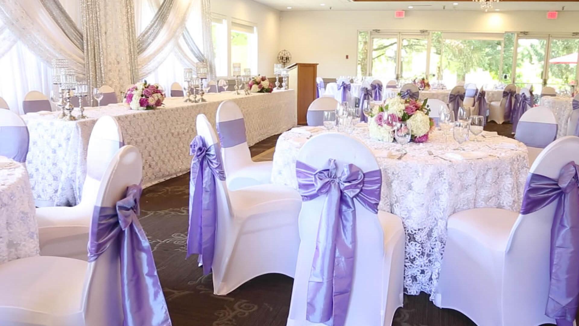 Room set up for an event