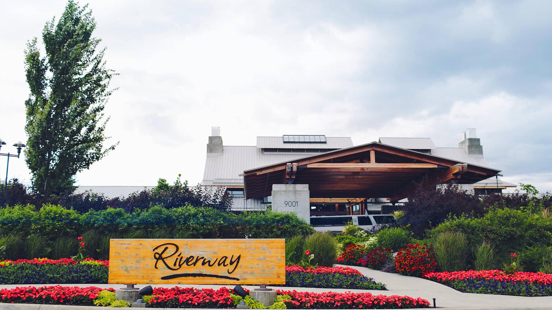 Entrance to Riverway Clubhouse