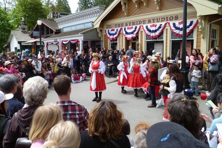 Victoria Day Tiddley Cove Morris Dancers at the Burnaby Village Museum