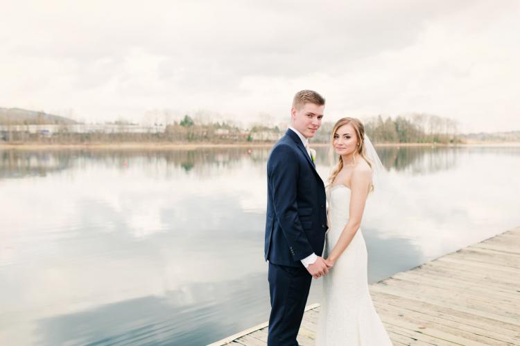 Couple at the Burnaby Lake Pavillion
