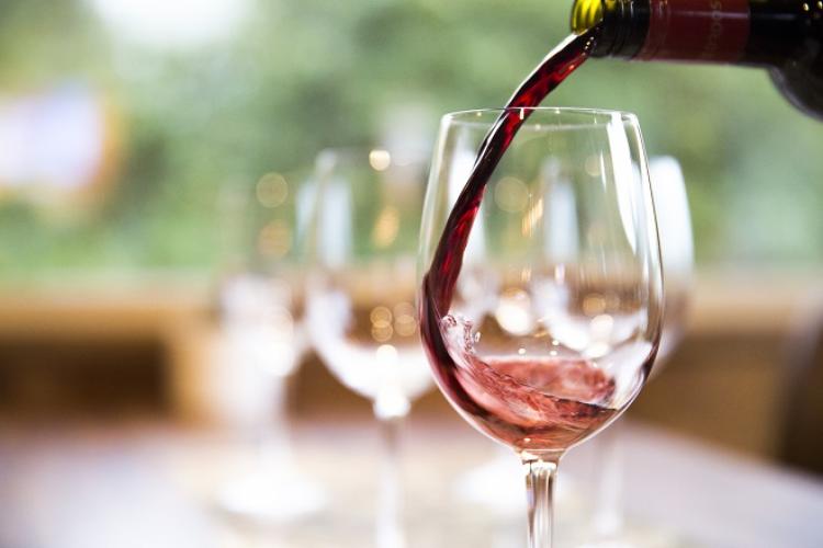 Pouring wine