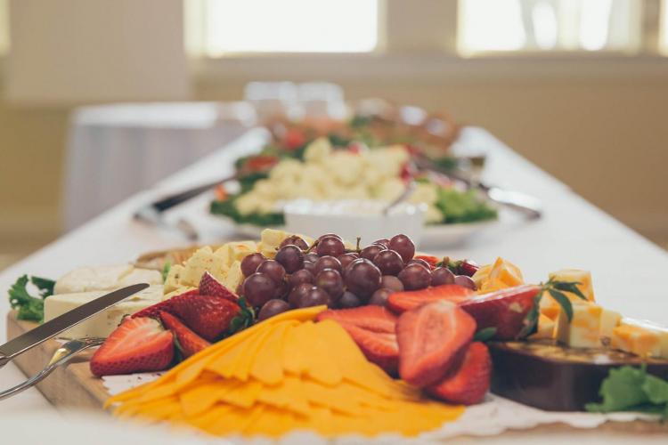 Cheese and veggie tray