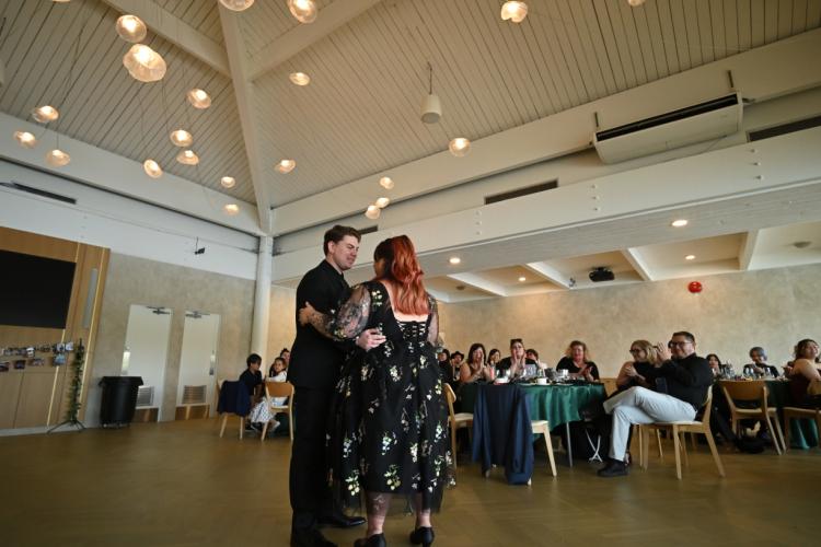 Burnaby Lake Pavilion dancing couple