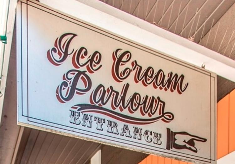 Ice Cream parlour sign