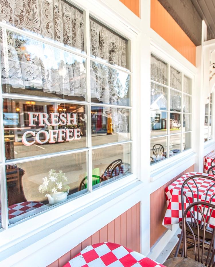 Icecream parlour patio