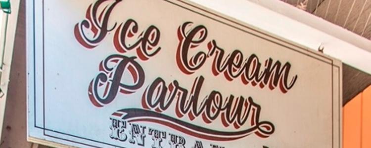 Ice Cream parlour sign