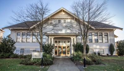 Alan Emmott Centre in the fall