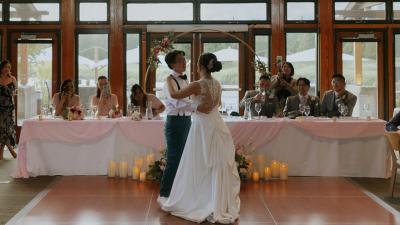 Couple dancing