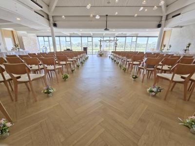 Burnaby Lake Pavilion ceremony lake front