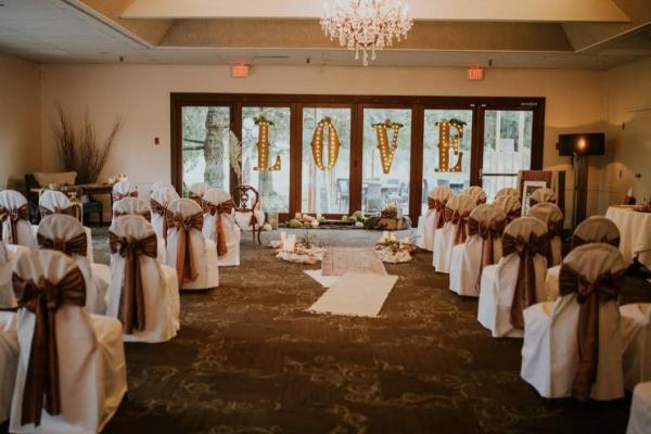 Ceremony space at Burnaby Mountain Clubhouse